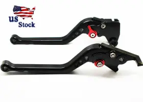 Fx-147-rzm2e-200401-m-151 Fxcnc Cnc Long Brake Clutch Levers Black For Yamaha Yfm250 Raptor 2008-2009 2010 Atv
