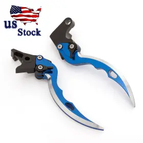 Fx-147-rzm2e-201127-z-16 Fxcnc Cnc For Yamaha Yfm 700 Raptor 700r 07-2018 Brake Clutch Levers Blade Knife Shape