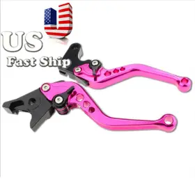 Fx-147-rzm4j-220311-01 Fxcnc For Mt-03 Yzf-r3 2017-2020 2019 2018 2017 Cnc Short Brake Clutch Lever Pink