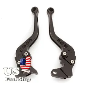 Fx-147-rzm4j-240402-15-m Fxcnc Cnc Racing Motorcycle Short Brake Clutch Lever For Bullet 350 Black