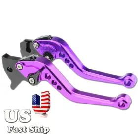Fx-147-rzm4j-251026-91 Fxcnc For Yamaha Fz-09 Mt-09 Mt09 Sr 2014-2020 Cnc Short Clutch Brake Levers Purple