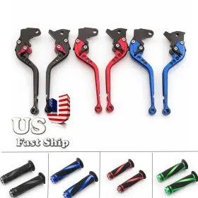 Fx-177-rzm4j-2009059-z-15-m-1 Fxcnc For Yamaha Yfm700 Raptor 700r 00-05 Quad Atv Long Brake Clutch Lever And Grips Fx-177-rzm4j-2009059-z-15-m-1 Fxcnc For Yamaha Yfm700 Raptor 700r 00-05 Quad Atv Long Brake Clutch Lever And Grips