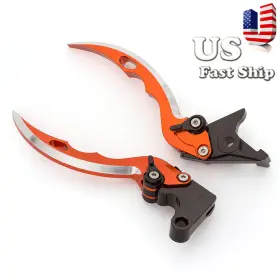 Fx-df-r1j-210824-9 Fxcnc For Yfm700 Raptor 700r 2008-2020 Adjusting Blade Brake Clutch Lever Knife Orange Fx-df-r1j-210824-9 Fxcnc For Yfm700 Raptor 700r 2008-2020 Adjusting Blade Brake Clutch Lever Knife Orange