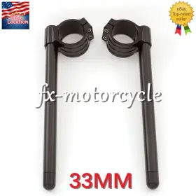 Fx-flcb-33mm-es-210917-m-91 Fxcnc 33mm Clip Ons Fork Handlebar Clamp Handle Bars Ends Tube 10 Degrees Motorcycle