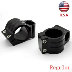 Fx-flcb-pt-es-210918-m-83 Fxcnc 43mm Fork Clip On Clip-ons Handlebar Heads Mount Clamp 10 Degrees Cnc Motorcycle