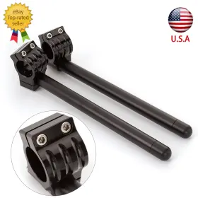 Fx-flcb-pt-ks-220718-m-2 Fxcnc 51mm Cnc Fork Clip On Handlebar Clamp Tube Handle Bar Ends Universal 10 Degrees