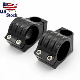 Fx-flcb-pt-rzm2e-201124-m-67 Fxcnc Us Cnc Black 39mm Regular Fork Clip Ons Handlebars Clamp Head Mount Bracket