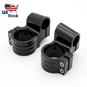 Fx-flcb-pt-rzm2e-201202-m-5 Fxcnc Us Cnc Black 37mm Riser Fork Tube Clip Ons Handlebar Heads Mounts Handle Clamp
