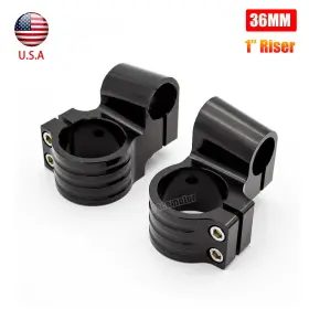 Fx-flcb-pt-yswe-201021-z-25 Fxcnc Cnc 36mm Rised 1 Inch High Fork Clip On Clip-ons Handlebar Head Clamp Bracket Mount