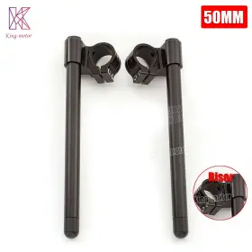 Fx-flcb-pt-yswe-210724-z-7 Fxcnc Cnc Universal Riser 1 Inch 50mm Clip On Clipon Fork Handle Bars Handlebar Black