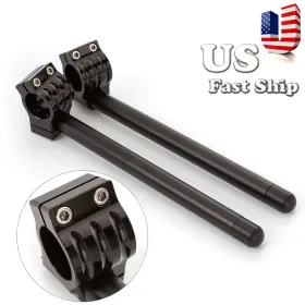 Fx-flcb-pt38m-r1j-250522-z-11 Fxcnc Black Normal 38mm Fork Clip-on Handle Bars Clipons For Yamaha Fzr600r 1989-1999