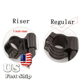 Fx-flcb-pt39m-r1j-190624-z-m Fxcnc Cnc 39/48/51/52/50mm Handlebars Clip Ons Handle Bars Blk Universal Normal/raise