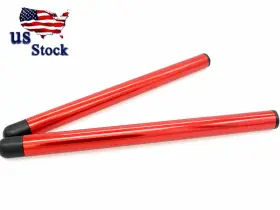 Fx-flcbg-rzm2e-20221011-m-1 Fxcnc Red 22mm Motorcycle Clip On Handle Bar Handlebar Aluminum Racing Us