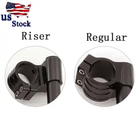 Fx-flcbt-rzme-191114-m-3 Fxcnc Us Stock Cnc Replacement Clip On Handlebar Handle Bars Clamps Mount Motorcycle