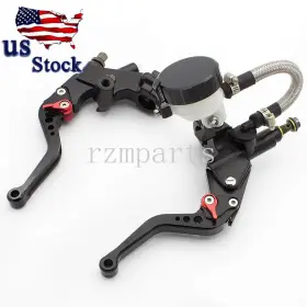 Fx-gsb-028-rzm2j-251210-m-42 Fxcnc Motorcycle Master Cylinder Reservoir Lever Hydraulic Brake Clutch Pump Black Cnc Fx-gsb-028-rzm2j-251210-m-42 Fxcnc Motorcycle Master Cylinder Reservoir Lever Hydraulic Brake Clutch Pump Black Cnc