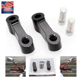 Fx-jm-es-210918-1-101 Fxcnc A Pair Cnc Mirror Riser Extender Adapters Mount 10x1.25mm Right&left Threaded Fx-jm-es-210918-1-101 Fxcnc A Pair Cnc Mirror Riser Extender Adapters Mount 10x1.25mm Right&left Threaded