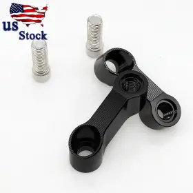 Fx-jm-rzm2j-20220121-z-1 Fxcnc Cnc Black 10mmx1.25 Motorcycle Bike Mirror Mount Riser Extender Adaptors Adapter