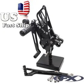 15-rzm4j-190109-m Fxcnc Fx-jt-r6-06/15-rzm4j-190109-m Usa Stock Adjust Foot Pegs Pedals Rearset For Yamaha Yzf R6 2006-2014 2013 2012