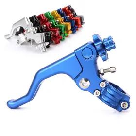 Fx-lhsb-cla-yswe-201022-z-941 Fxcnc Cnc Performance Short Stunt Clutch Lever Universal Fit 7/8 Inch 22mm Handlebar Blue