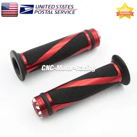 Fx-sbt-es-200820-m-3 Fxcnc Red 22mm Hand End Handle Bar Thumb Throttle Grips Handlebar Atv Quad Raptor