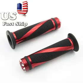 Fx-sbt-rzm1j-190712-z-5 Fxcnc Usa 7/8ftft Rubber Handle Hand Bar Grip Motorcycle For Honda Cbr125r/300r/500r Red