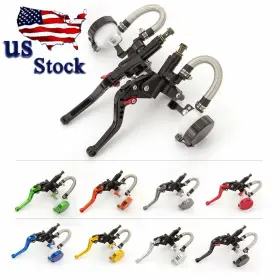 Fx-scb-gsb-rzm2j-210825-z-28 Fxcnc For Kawasaki Suzuki Honda Hydraulic Brake Clutch Master Cylinder Lever Black