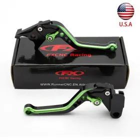 Fxcnc Fx-ss147-ks-220722-m-5 For Versys 650cc 2009 2010 2011 2012 2013 2014 Cnc Brake Clutch Levers Short Usa
