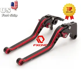 Fx-ssnj-r1j-201104-m-4 Fxcnc Long Brake Clutch Levers For Gsxr600/750 2006-2010 Gsxr750/600 2011-2020