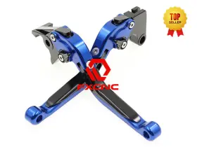 Fx-sz-01-r1j-210222-4141 Fxcnc Folding Extendable Clutch Brake Levers For Gsxr600 2006-2010 Gsxr750