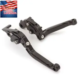 Fx-sz-es-211016-m-4 Fxcnc For Yamaha Yfz450 Yfz450r 2009-2018 Fold Extend Brake Clutch Levers Adjust Black