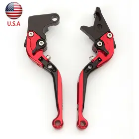 Fx-sz-ks-211030-m-11 Fxcnc For Honda Cbr900rr 1993-1999 Motorcycle Cnc Red Fold Extend Brake Clutch Levers