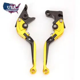 Fx-szdb-yswe-20231219-m-48 Fxcnc For Honda Cbr300r/cb300/r/f/fa 2014-2021 Cnc Gold Folding Clutch Brake Lever