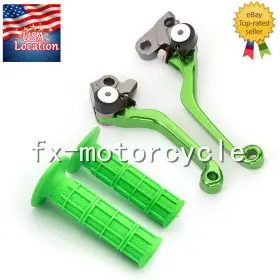 Fx-yyc-147-es-211230-m-50 Fxcnc For Kdx200/220 1995-2006 Kx100 1994-1995 Brake Clutch Levers Grips Cnc Pivot Pit