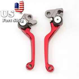 Fx-yyc-147-r1j-190420-z-12 Fxcnc For Crf250r 2004-2006 Pivot Bike Clutch Brake Levers Crf250x 2004-2017 16 15 Red