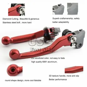 Fx-yyc-147-r3j-210331-m Fxcnc Cnc 3d Dirtbike Clutch Brake Lever Handle Grips For Trx400ex 1999-2008