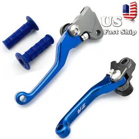 Fx-yyc-147-r3j-250331-1 Fxcnc For Yamaha Yz250f 2001-2006 2002 2003 Cnc Pivot Brake Clutch Lever Logo Yz Grips