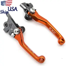 Fx-yyc-147-r3j-250331-m Fxcnc For 525exc Racing 05-07 Cnc Orange Pivot Dirtbike Clutch Brake Levers Logo Exc