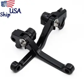 Fx-yyc-147-rzm4j-251220-z-1 Fxcnc For Honda Xr650r 2000-2006 2001 2002 2003 04 Cnc Pivot Brake Clutch Levers Black