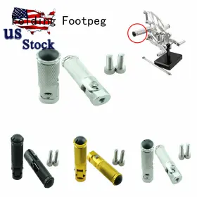 Fx-zdjd-yswe-191106-m-1 Fxcnc Aluminum Motorcycle Rearset Footrest Footpeg Foot Peg Pedal Black/silver/red Usa