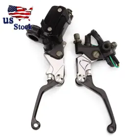 Fx-zyb-s-yswe-20231215-5-35 Fxcnc Cnc Brake Master Cylinder Reservoir Levers For Crf250x Crf450x 2005-2015 Black