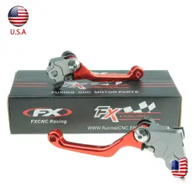 Kr-yyc-147-krace-210527-14 Fxcnc For Honda Cr125r Crf125f Cr500 Crf450r Cnc Brake Clutch Levers Dirtbike Pivot Us