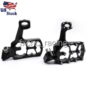 Fx-jd-ext-r1j-250524-1 Fxcnc Racing For Yamaha Yz85 1998-2017 Cnc Pivot Footrests Foot Pegs Yz250 1999-2017 Black