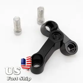 Fx-jm-116-r4j-200331-m-12 Fxcnc Racing Cnc Motorcycle Scooter Mirror Mount Riser Extender Adapter 10mm 1.25 Black 2pcs