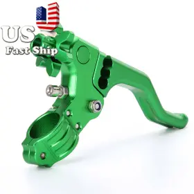 Fx-lhsb-cla-rzm4j-220311-8 Fxcnc Racing Universal Motor Short Stunt Clutch Lever Cable Performance Easy Left Green