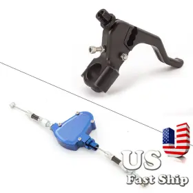 Fx-lhsb-clb-rzm4j-240207-z-1 Fxcnc Racing Motorbike Performance Stunt Clutch&blue Pull Cable Lever Replacement Easy System