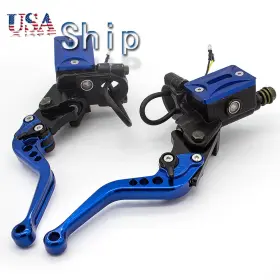 Fx-sb-016-z-rzm4j-190824-4 Fxcnc Racing 7/8ftft Motorcycle Dual Brake Clutch Master Cylinder Levers Universal Fit 50-400cc