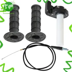 762132 Gardenice Motorcycle Twist Throttle Handle Grip With Cable 50-250cc Atv Dirtbike 7/8 Inch 22mm