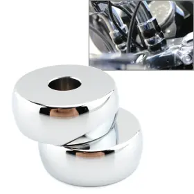 Geminiauto-usus 212500206626 17mm Handlebar Riser Spacer Kit Fit Harley Davidson Softail Breakout Fxdl Dyna Geminiauto-usus 212500206626 17mm Handlebar Riser Spacer Kit Fit Harley Davidson Softail Breakout Fxdl Dyna