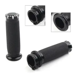 Goodcde 550724506550 2pcs 1 Inch Black Motorcycle Handlebar Hand Grips Fit Harley Forty Eight 2019 2020 Goodcde 550724506550 2pcs 1 Inch Black Motorcycle Handlebar Hand Grips Fit Harley Forty Eight 2019 2020