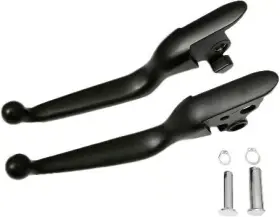 820-54375 Harddrive 053579 Custom Levers - Smooth Black Motorcycle Street Bike 820-54375 Harddrive 053579 Custom Levers - Smooth Black Motorcycle Street Bike